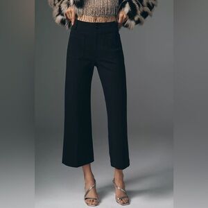 Anthropologie The Colette Ponte Crop Wide-Leg Pants by Maeve
